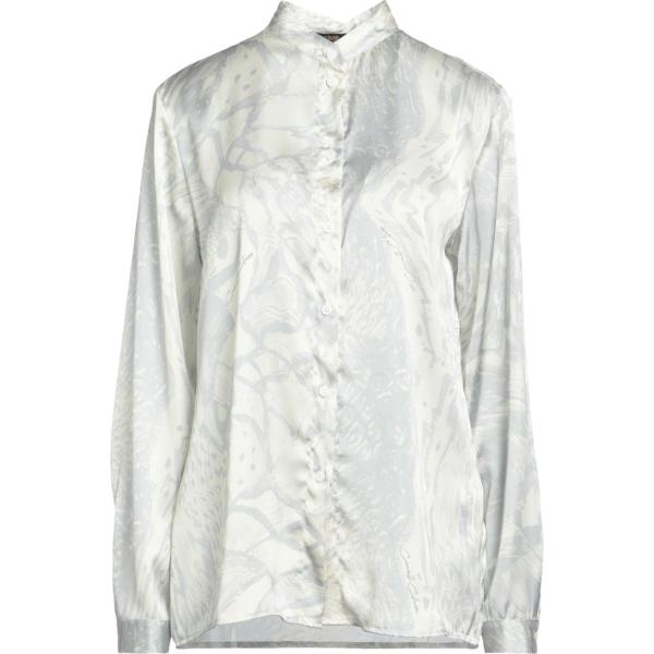 camicie Cavalli Class bianco animalier
