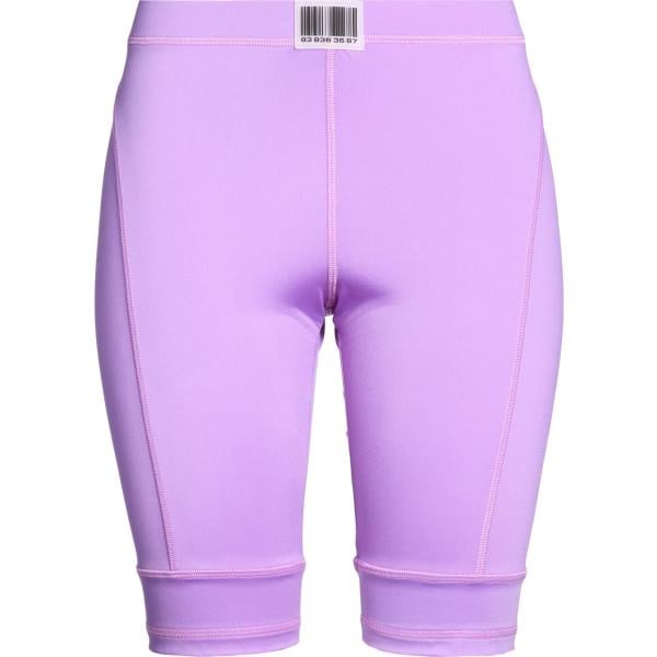 Leggings da donna in viola chiaro senza tasche a vita media Vetements Vetements