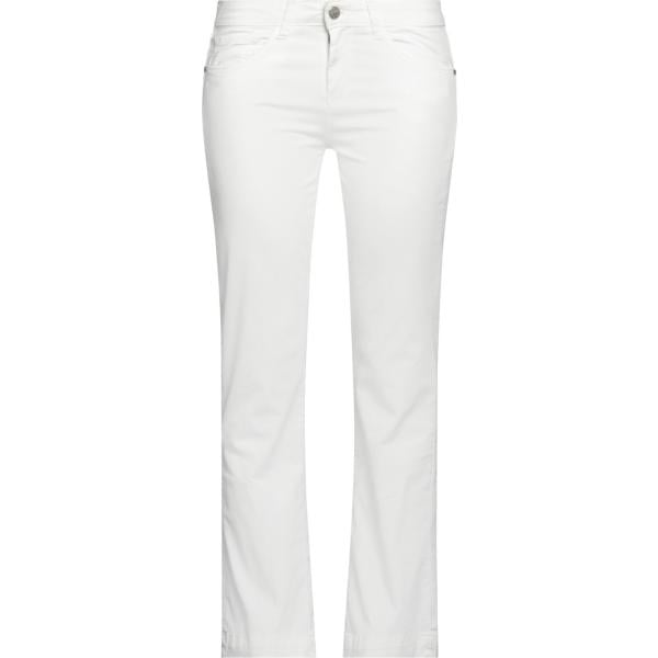 pantaloni Kaos Jeans bianco tinta unita