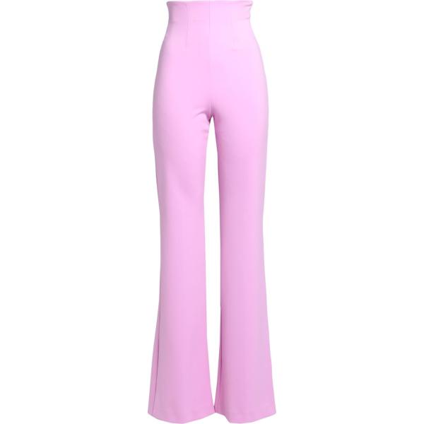 pantaloni Sportmax rosa tinta unita