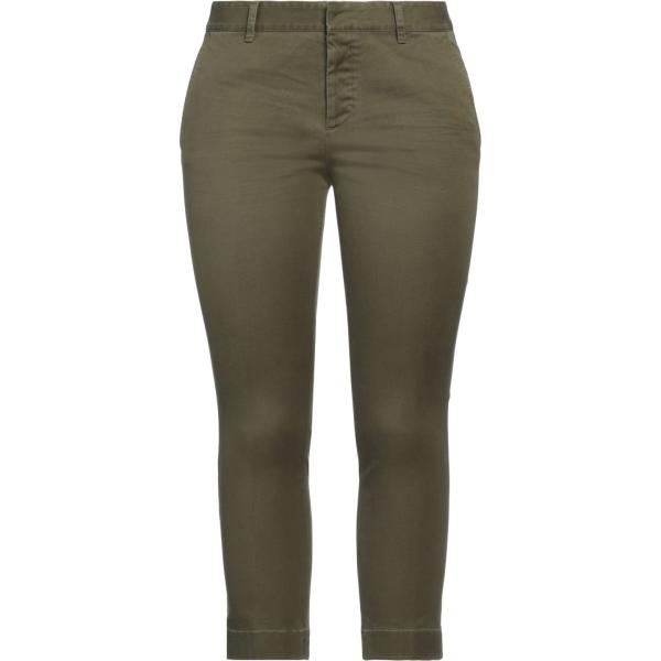 pantaloni Dsquared2 verde tinta unita