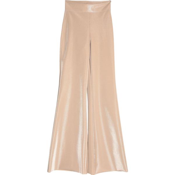pantaloni Chiara Boni La Petite Robe marrone tinta unita