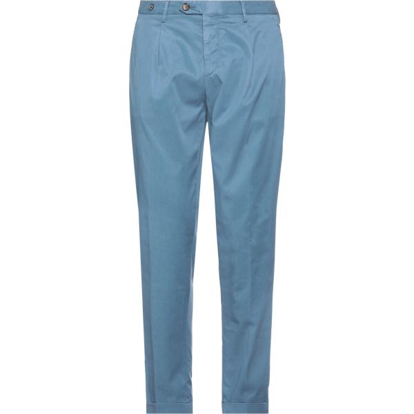pantaloni Filetto blu tinta unita