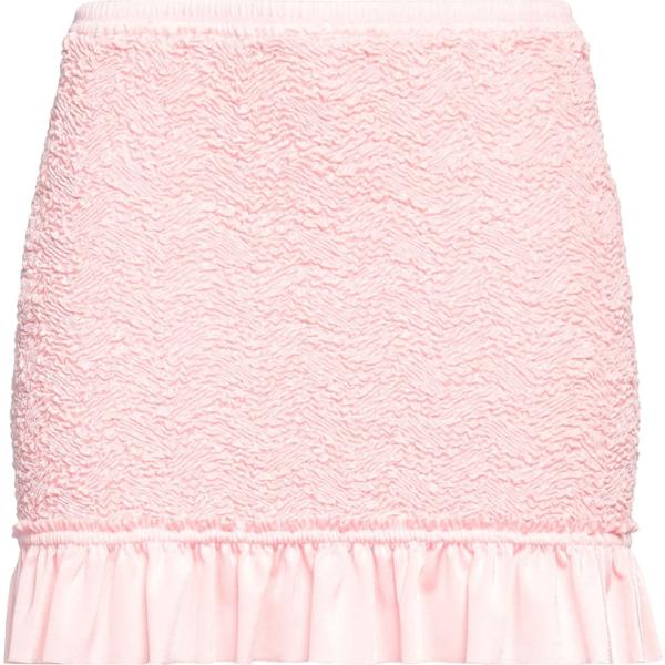 minigonne Alexander Wang rosa tinta unita