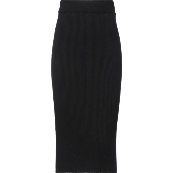 gonne longuette Versace Jeans Couture nero tinta unita