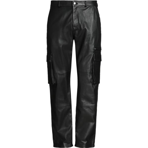 pantaloni cargo 8 by YOOX nero tinta unita