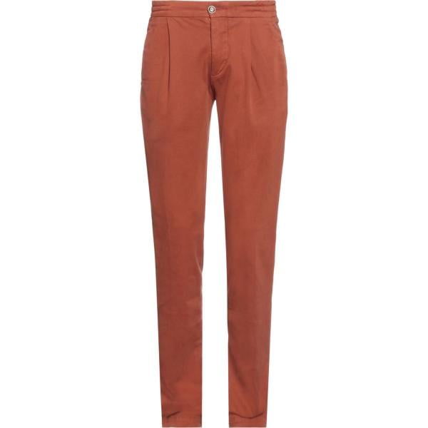 pantaloni Phil Carter marrone tinta unita