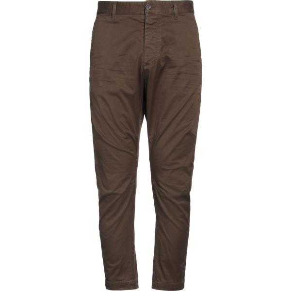 pantaloni Dsquared2 verde tinta unita