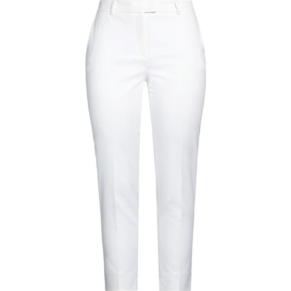 pantaloni Peserico bianco tinta unita