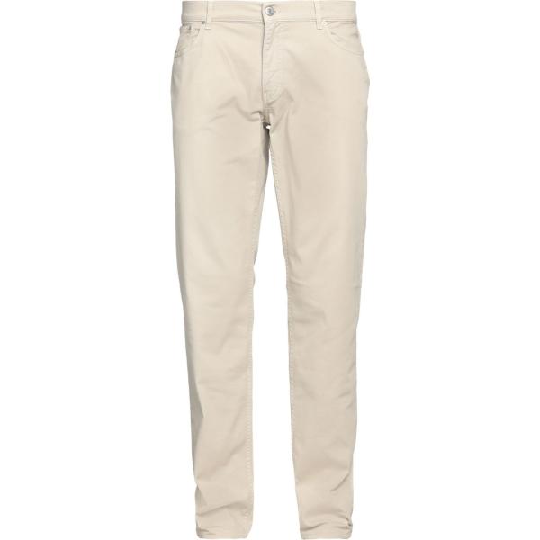 pantaloni Trussardi bianco tinta unita