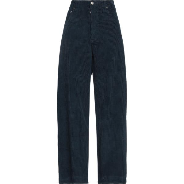 pantaloni Federico Cina blu tinta unita