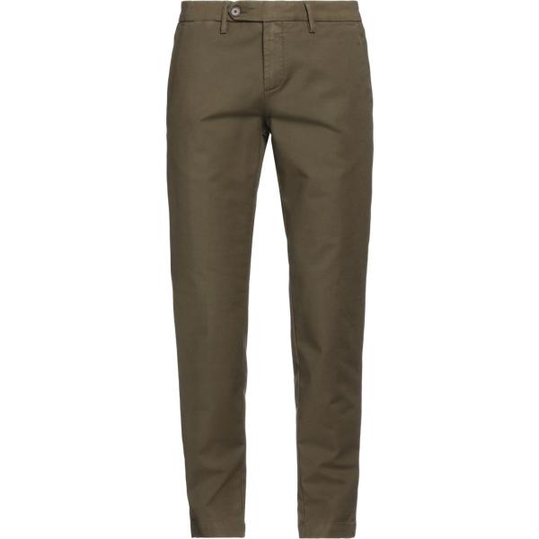 pantaloni Myths verde tinta unita