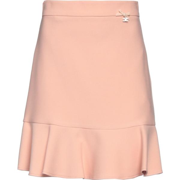 minigonne Elisabetta Franchi rosa tinta unita