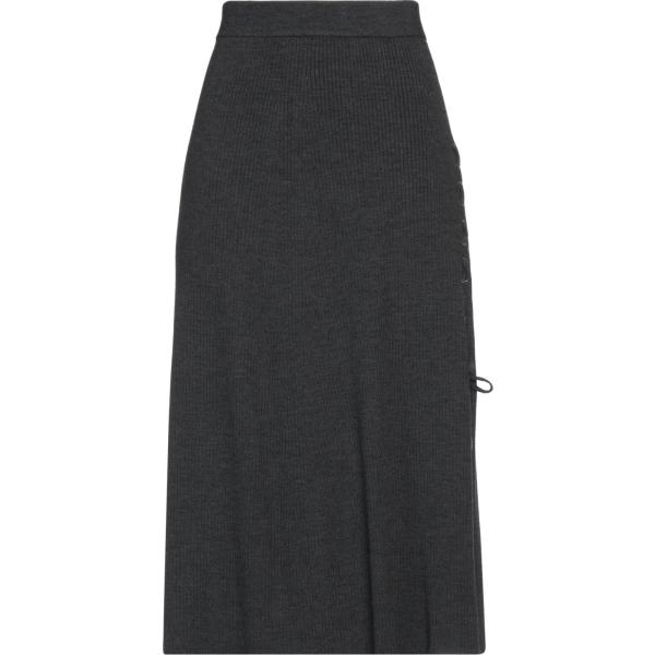gonne longuette Maje grigio tinta unita