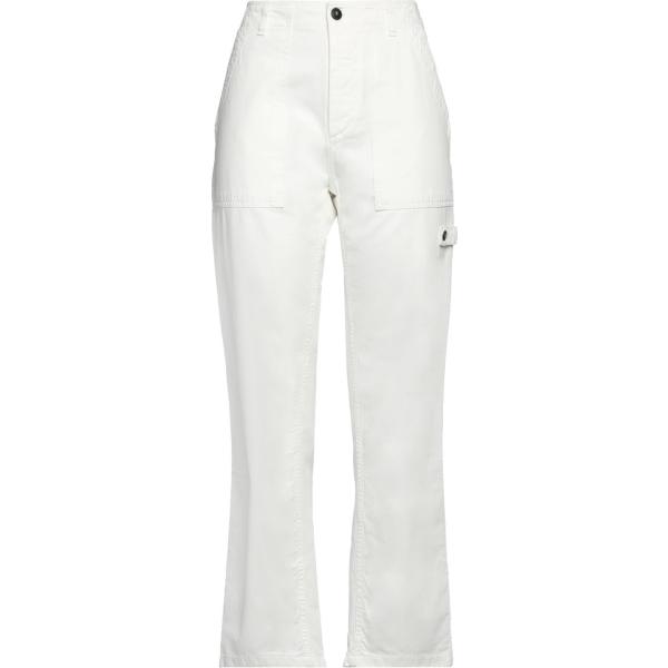 pantaloni Fortela bianco tinta unita