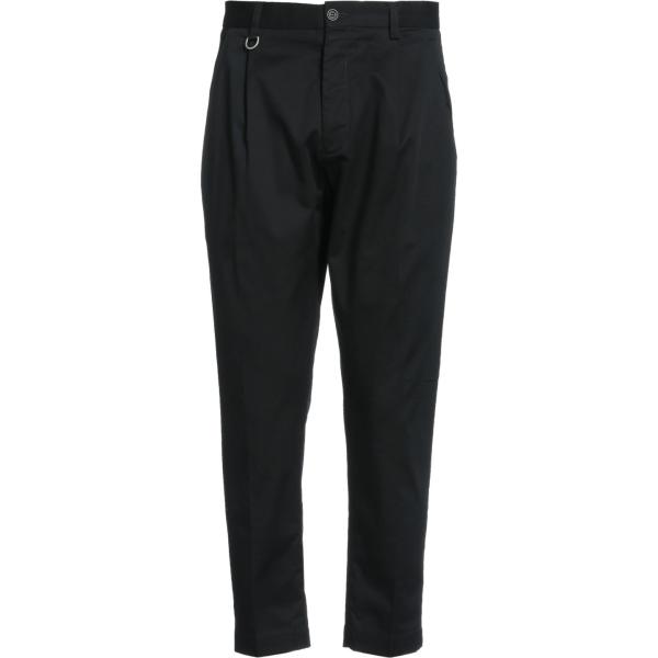 pantaloni Paolo Pecora nero tinta unita