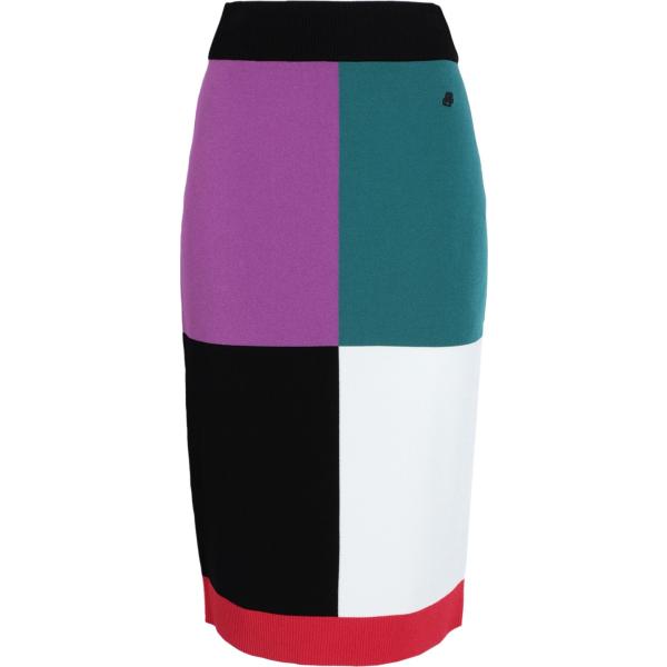 gonne longuette Karl Lagerfeld nero a quadri