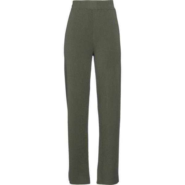 pantaloni Stefanel verde tinta unita