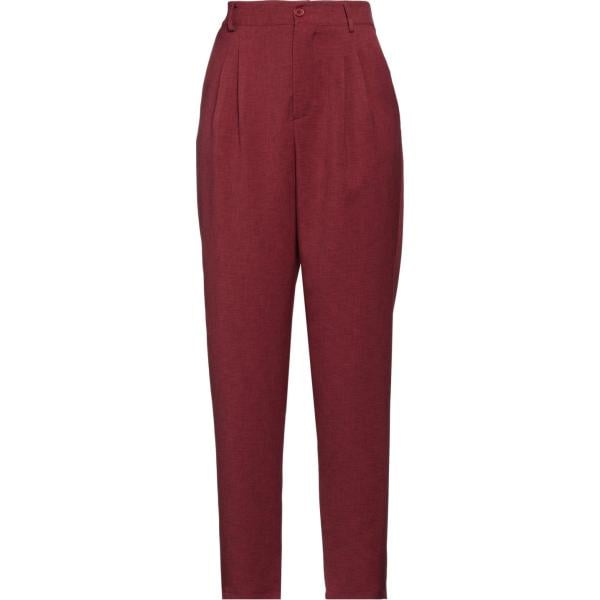 pantaloni Manila Grace rosso tinta unita
