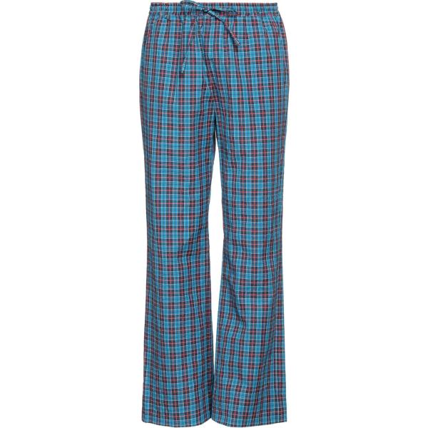 pantaloni Massimo Alba blu a quadri