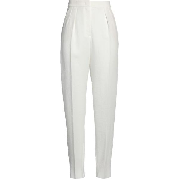 pantaloni Emporio Armani bianco tinta unita
