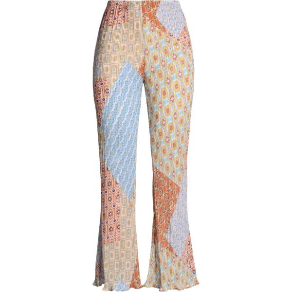 pantaloni Never Fully Dressed marrone con stampe