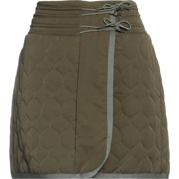 minigonna da donna in verde oliva corto Emporio Armani