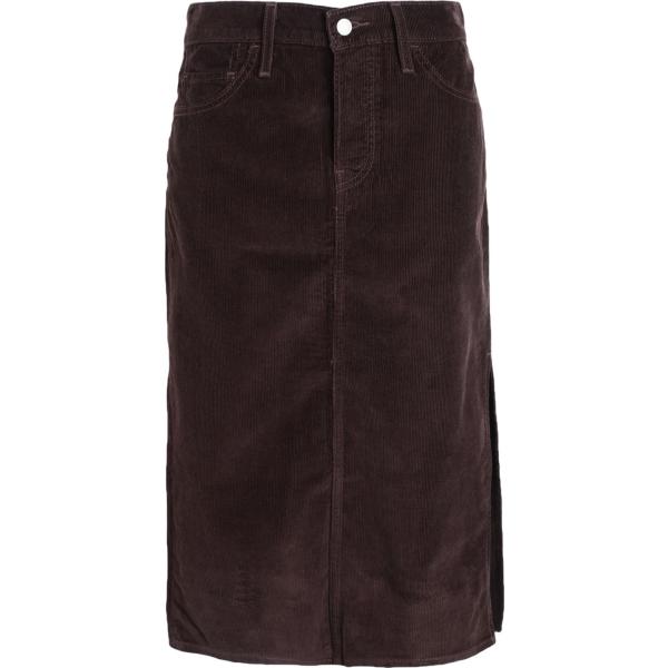 gonne longuette Levis marrone tinta unita