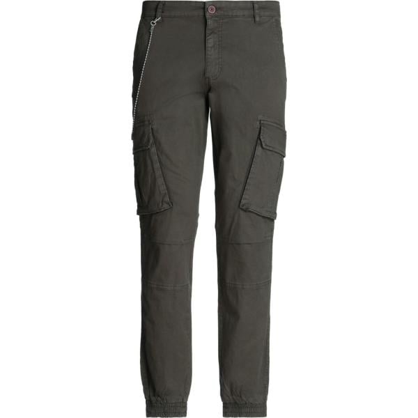 pantaloni cargo Jack & Jones grigio tinta unita