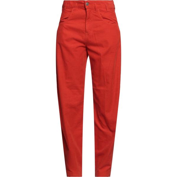 pantaloni Massimo Alba rosso tinta unita