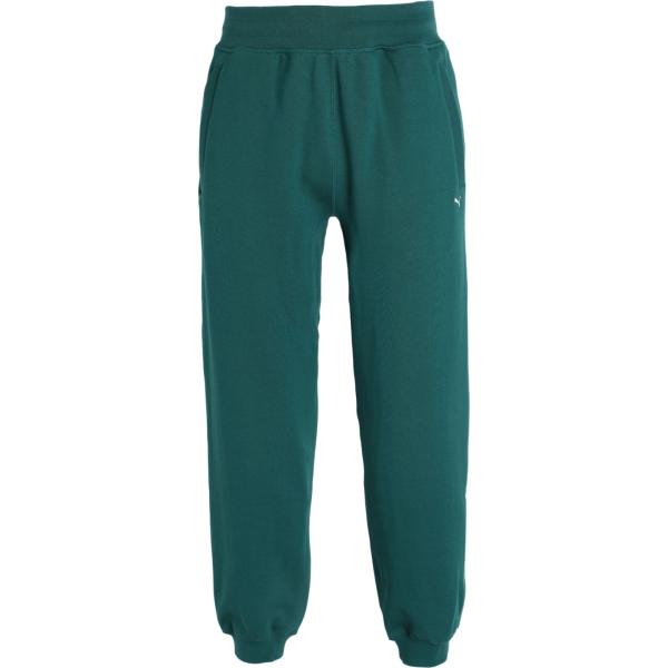 pantaloni sportivi Puma verde tinta unita