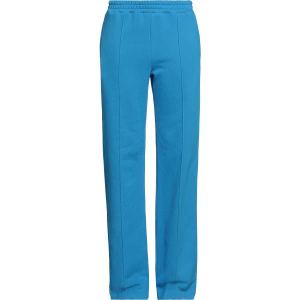 Pantaloni sportivi da donna in blu medio a vita alta in plush Dondup Dondup