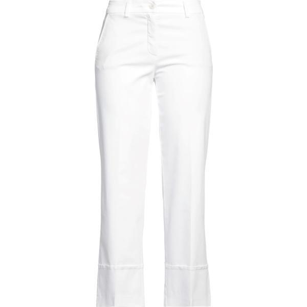 pantaloni Seductive bianco tinta unita