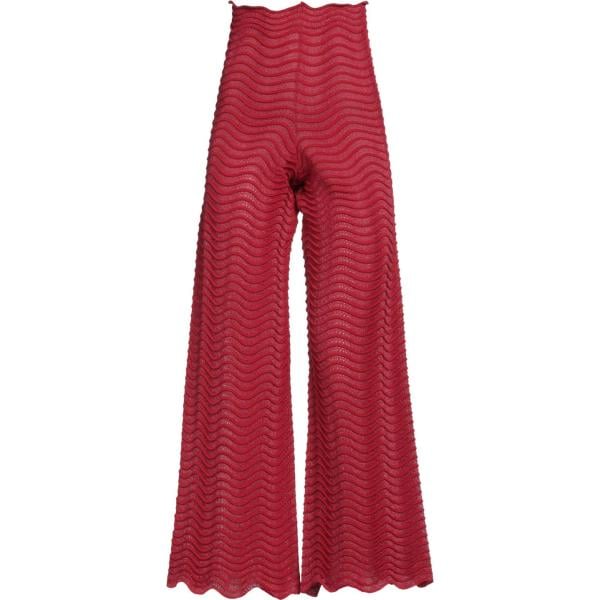 pantaloni Circus Hotel rosso tinta unita