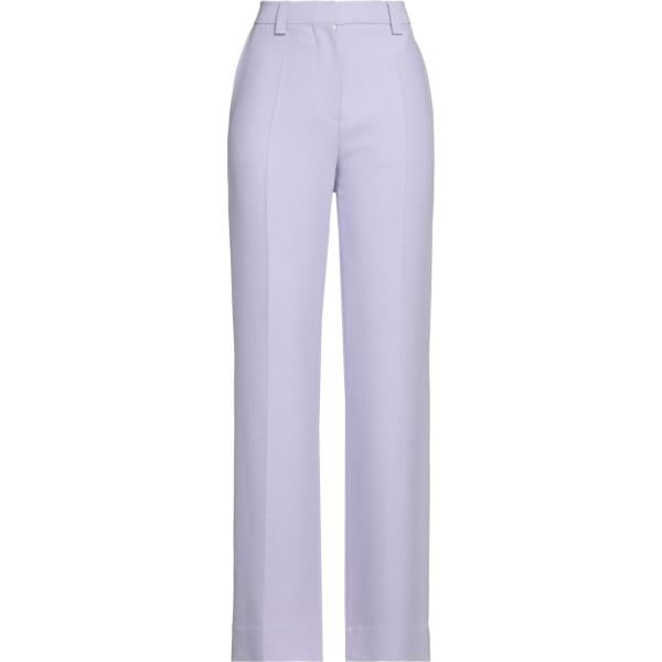 pantaloni Victoria Beckham viola tinta unita