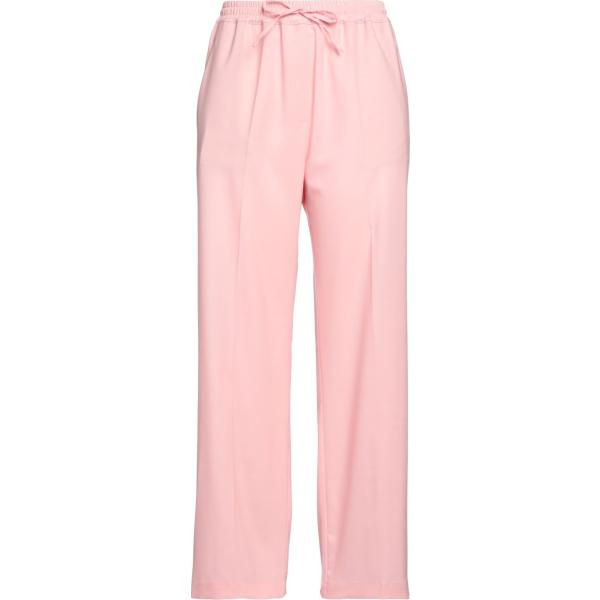pantaloni Erika Cavallini rosa tinta unita