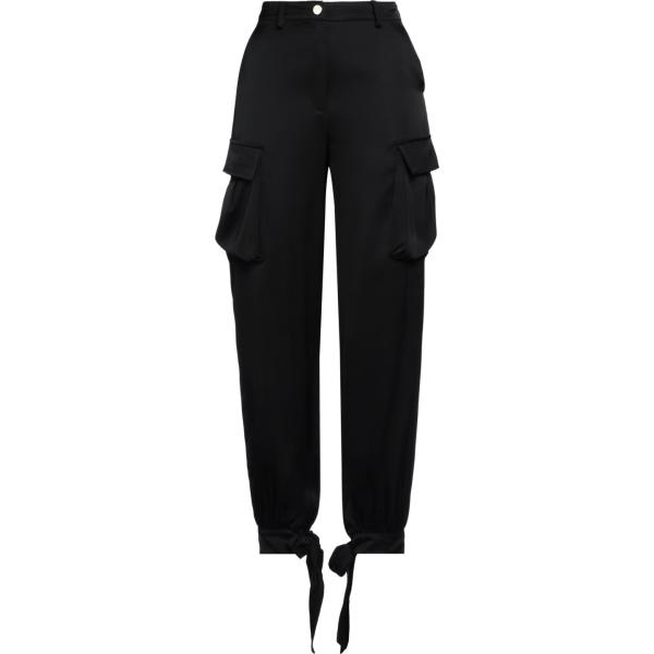 pantaloni cargo Pinko nero tinta unita