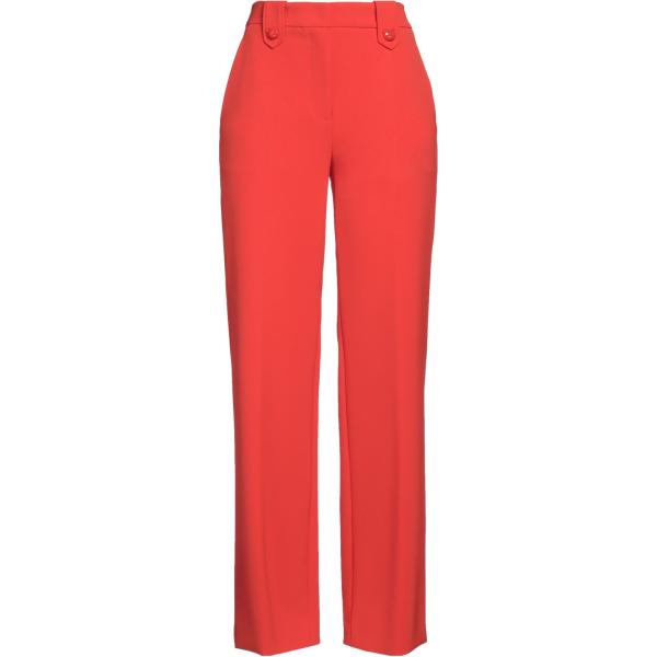 pantaloni Moschino rosso tinta unita