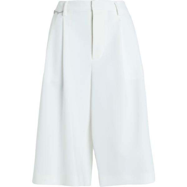 pantaloni Dsquared2 bianco tinta unita