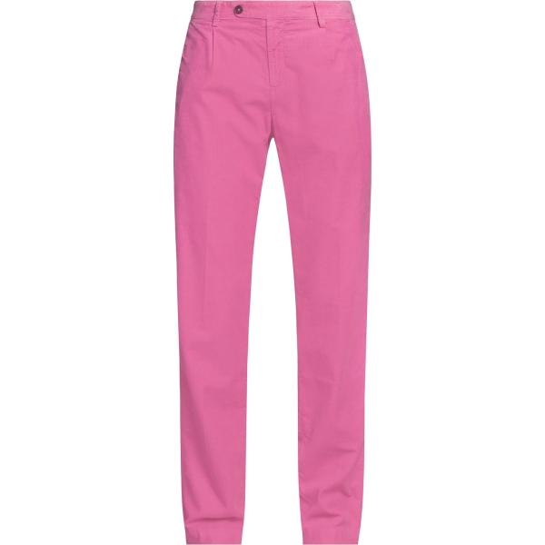 pantaloni Massimo Alba rosa tinta unita