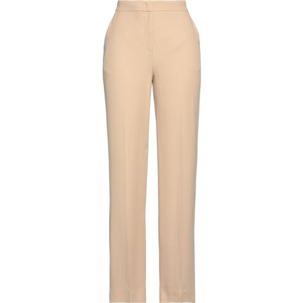 pantaloni Federica Tosi marrone tinta unita