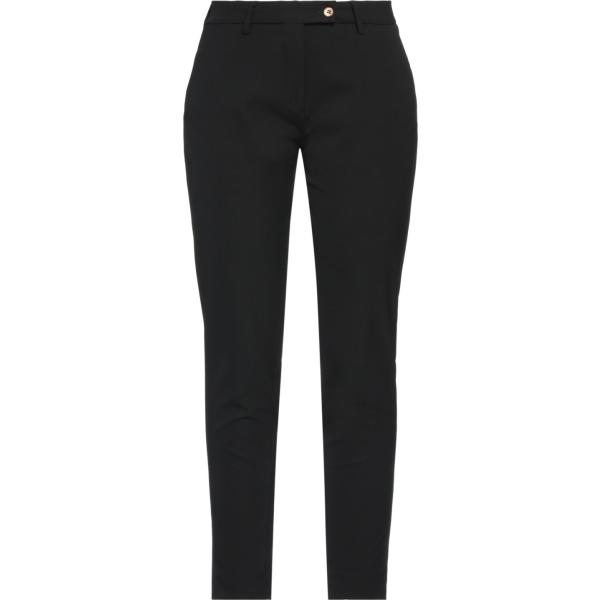 pantaloni Nina Bianchi nero tinta unita