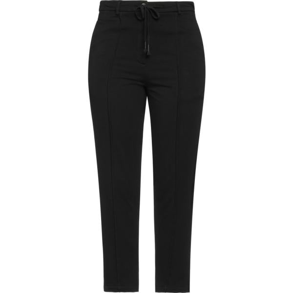 pantaloni Masnada nero tinta unita