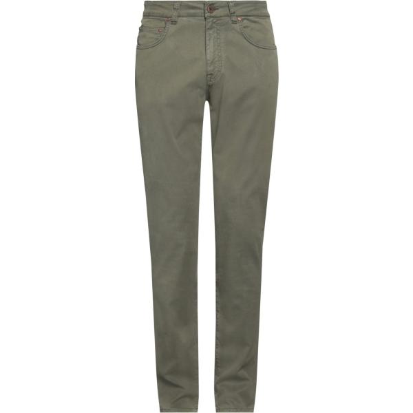 pantaloni Boglioli verde tinta unita