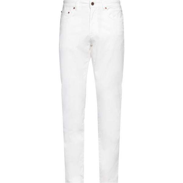 pantaloni Boglioli bianco tinta unita