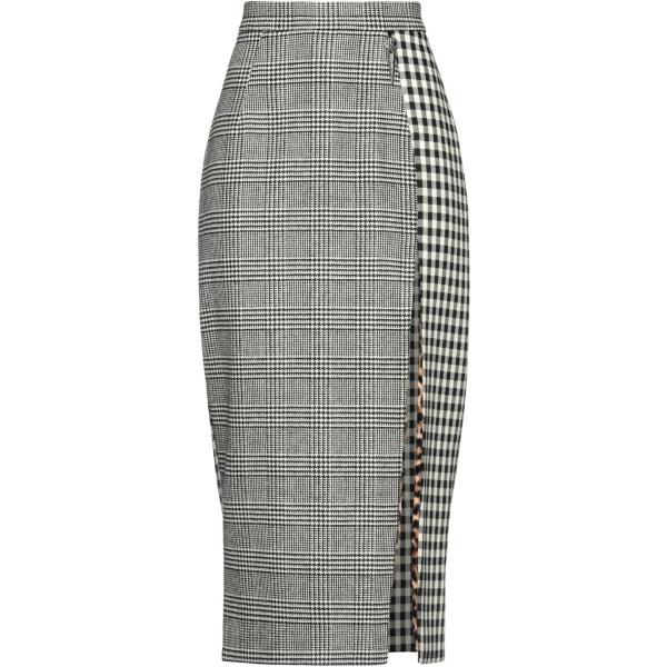 gonne longuette Roberto Cavalli nero a quadri