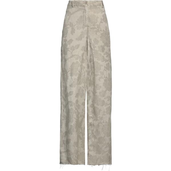 pantaloni Masnada grigio a fiori