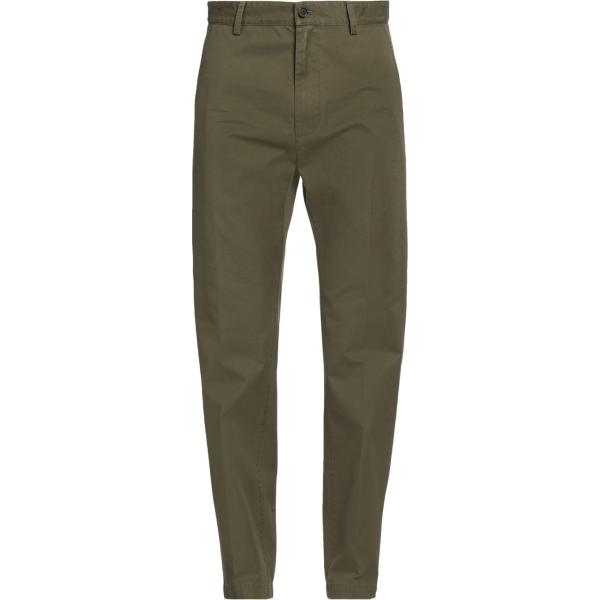 pantaloni Dsquared2 verde tinta unita