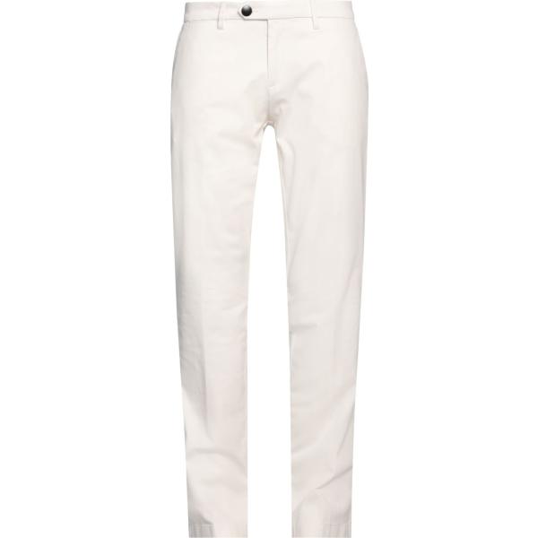 pantaloni Trussardi bianco tinta unita