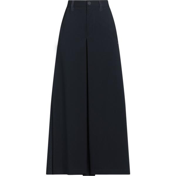 pantaloni High blu tinta unita